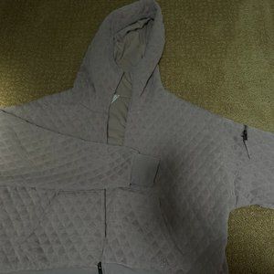 Free People Light purple/pink quilted zip up hoodie!